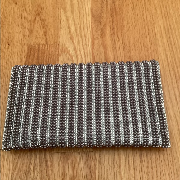 Nina Kimora-P Allover Imitation Pearl and Crystal Envelope Clutch - Picture 2 of 5